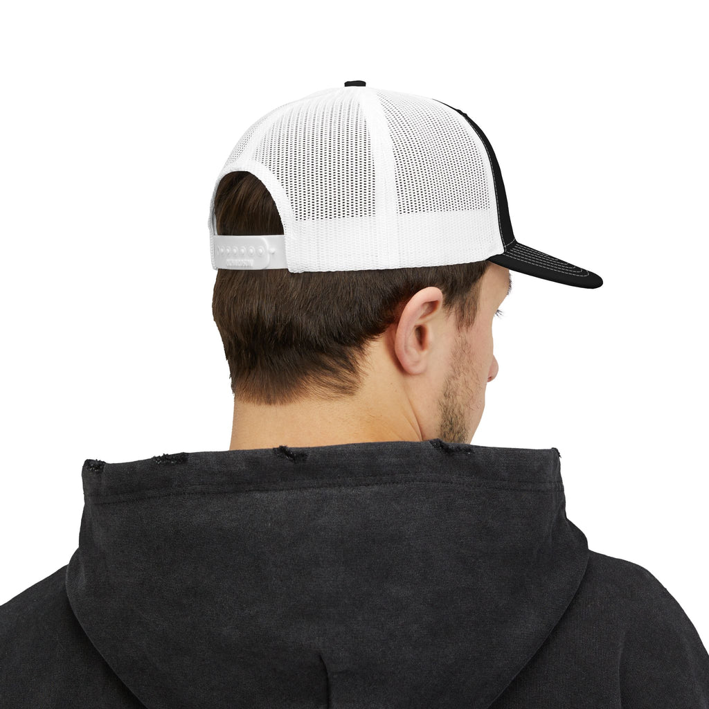 High Vibe Handmade Logo Snapback Trucker Cap — Embroidered